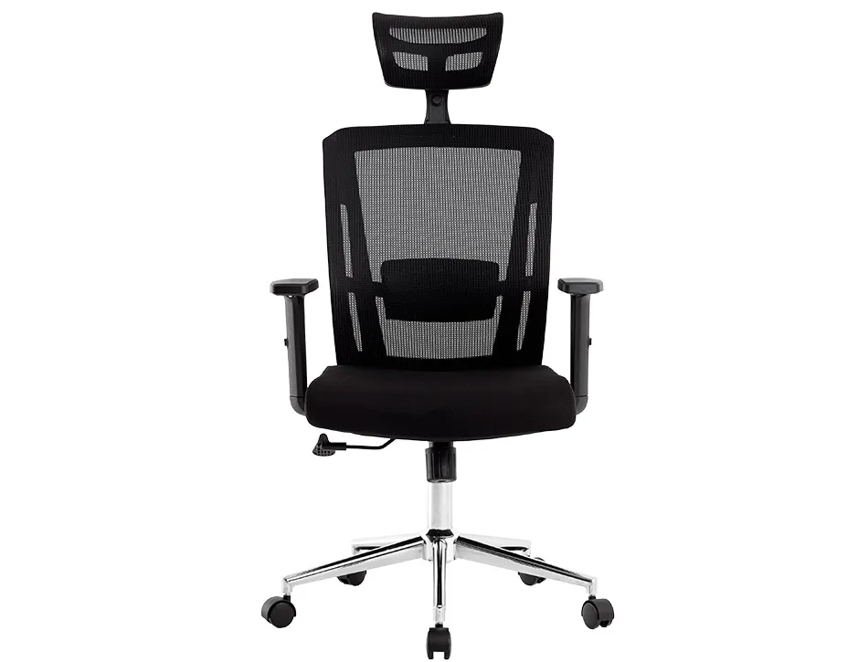 Fauteuil rotatif q-connect ergonomique q-connect appui-tete et dossier ajustables en hauteur