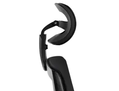 Fauteuil rotatif q-connect ergonomique q-connect appui-tete et dossier ajustables en hauteur