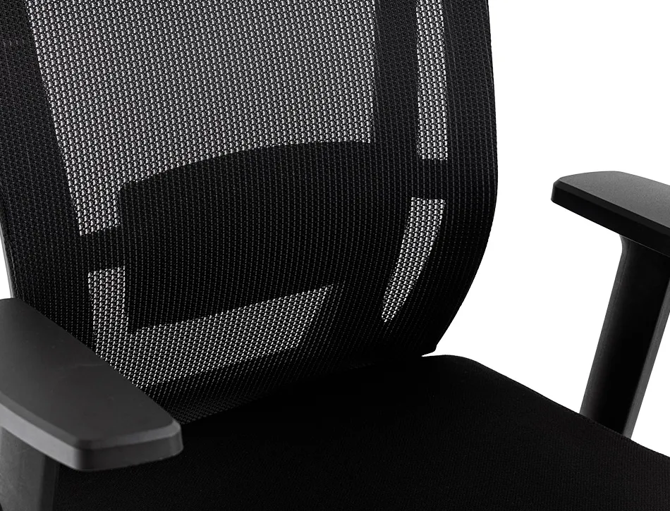 Fauteuil rotatif q-connect ergonomique q-connect appui-tete et dossier ajustables en hauteur