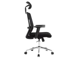 Fauteuil rotatif q-connect ergonomique q-connect appui-tete et dossier ajustables en hauteur
