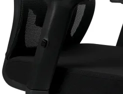 Fauteuil rotatif q-connect ergonomique q-connect appui-tete et dossier ajustables en hauteur