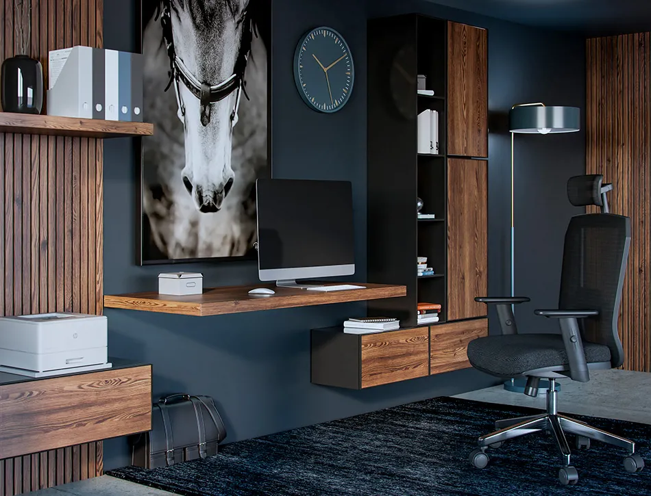 Fauteuil rotatif q-connect ergonomique q-connect appui-tete et dossier ajustables en hauteur