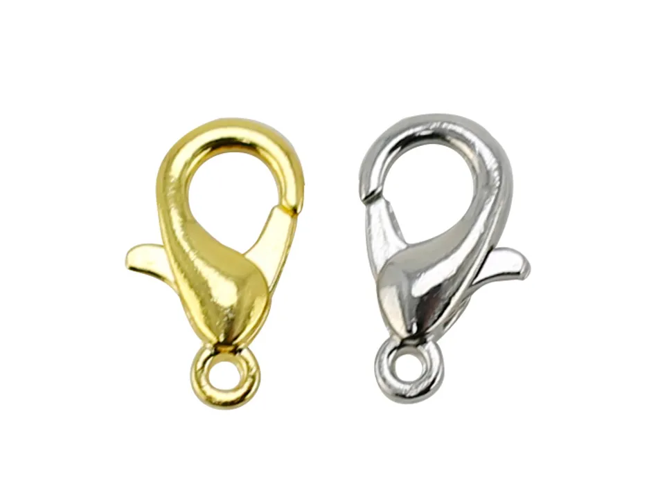 Fermoir a mousqueton o'color 14mm coloris or lot 20 unites