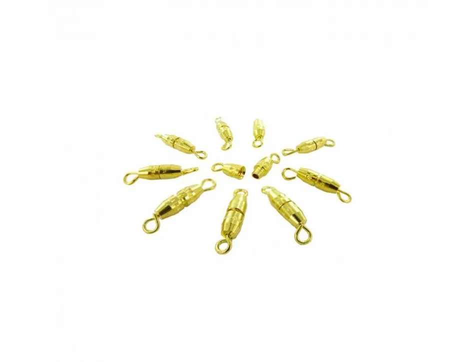 Fermoir a vis innspiro coloris or lot de 10