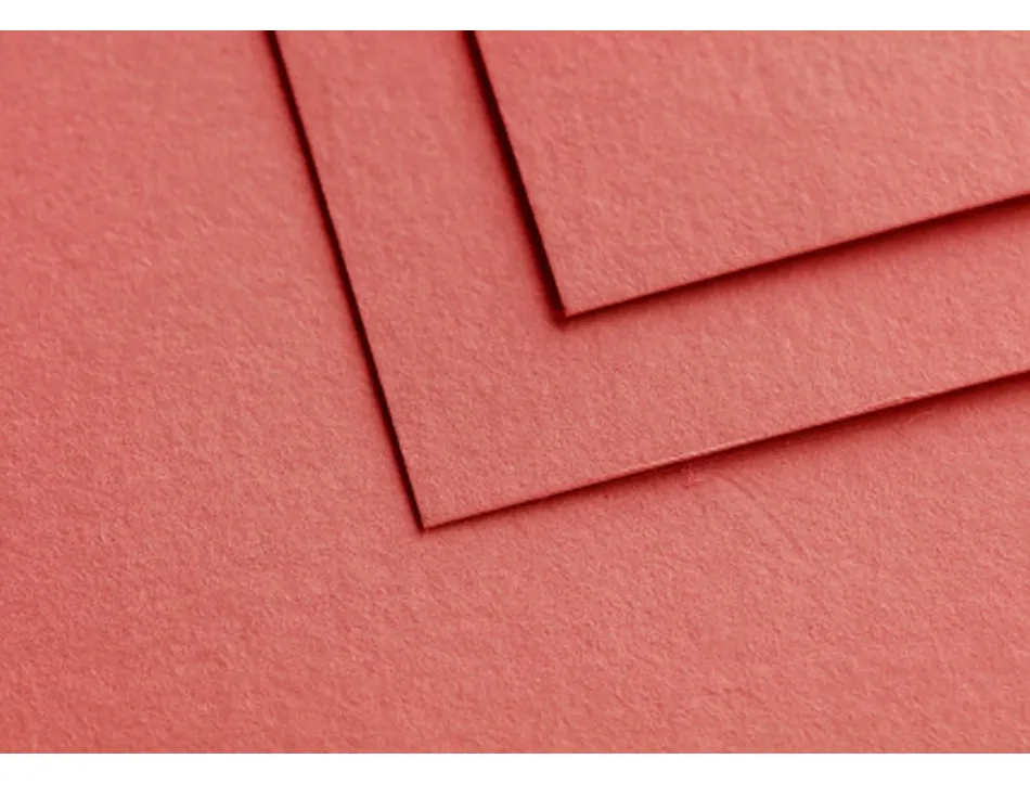 Feuille dessin clairefontaine paint on 500x650mm 250g coloris terracotta paquet 10 unites