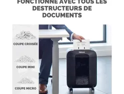 Feuille lubrification fellowes pour destructeurs performance+ paquet 10 unites