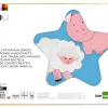 Feuille mousse liderpapel a4+ 240x315mm 60g/m2 épaisseur 1.5mm coloris assortis bloc 10 feuilles