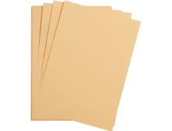 Feuille papier clairefontaine maya 270g 500x700mm coloris abricot paquet 25 unites