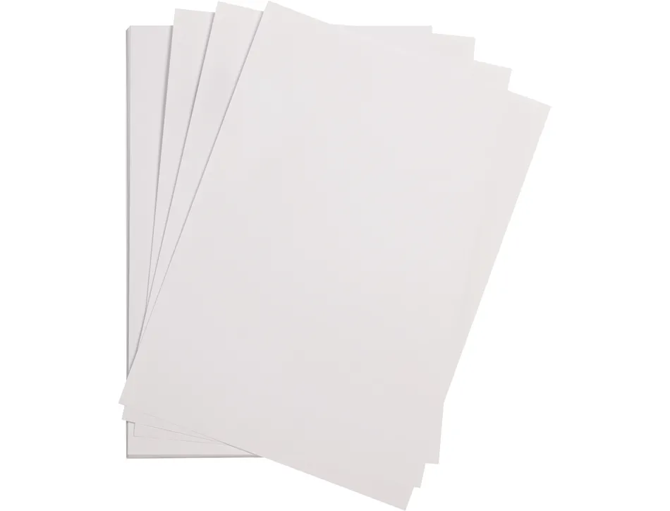 Feuille papier clairefontaine maya 270g 500x700mm coloris blanc paquet 25 unites