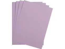 Feuille papier clairefontaine maya 270g 500x700mm coloris lilas paquet 25 unites