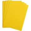 Feuille papier clairefontaine maya 270g 500x700mm coloris jaune soleil paquet 25 unites
