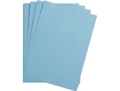 Feuille papier clairefontaine maya 270g 500x700mm coloris bleu ciel paquet 25 unites