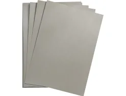 Feuille papier clairefontaine maya 270g 500x700mm coloris argent paquet 25 unites