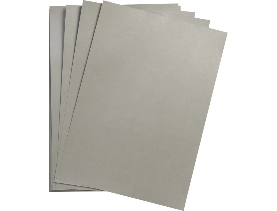 Feuille papier clairefontaine maya 270g 500x700mm coloris argent paquet 25 unites