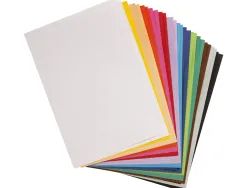 Feuille papier clairefontaine maya 270g 500x700mm coloris assortis vifs paquet 28 unites
