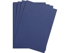 Feuille papier clairefontaine maya 270g 500x700mm coloris bleu nuit paquet 25 unites
