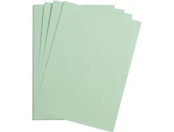 Feuille papier clairefontaine maya 270g 500x700mm coloris vert menthe paquet 25 unites