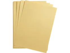 Feuille papier clairefontaine maya 270g 500x700mm coloris or paquet 25 unites