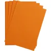 Feuille papier clairefontaine maya 270g 500x700mm coloris clementine paquet 25 unites