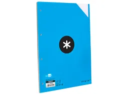 Feuillet mobile antartik a4 100 feuilles 100g quadrillage 5mm 4 trous bandes de 5 couleurs