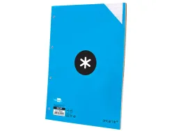 Feuillet mobile antartik a4 100 feuilles 100g quadrillage 5mm 4 trous bandes de 5 couleurs