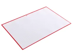 Feuillet mobile antartik a4 80feuilles 90g quadrillage 5mm 4 trous bord coloris framboise