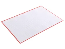 Feuillet mobile antartik a4 80feuilles 100g quadrillage 5mm 4 trous bord coloris rose