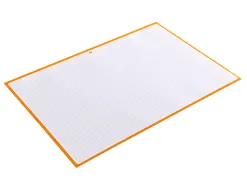 Feuillet mobile antartik a4 80feuilles 90g quadrillage 5mm 4 trous bord coloris jaune