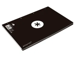 Feuillet mobile antartik a4 80feuilles 90g quadrillage 5mm 4trous bord coloris noir
