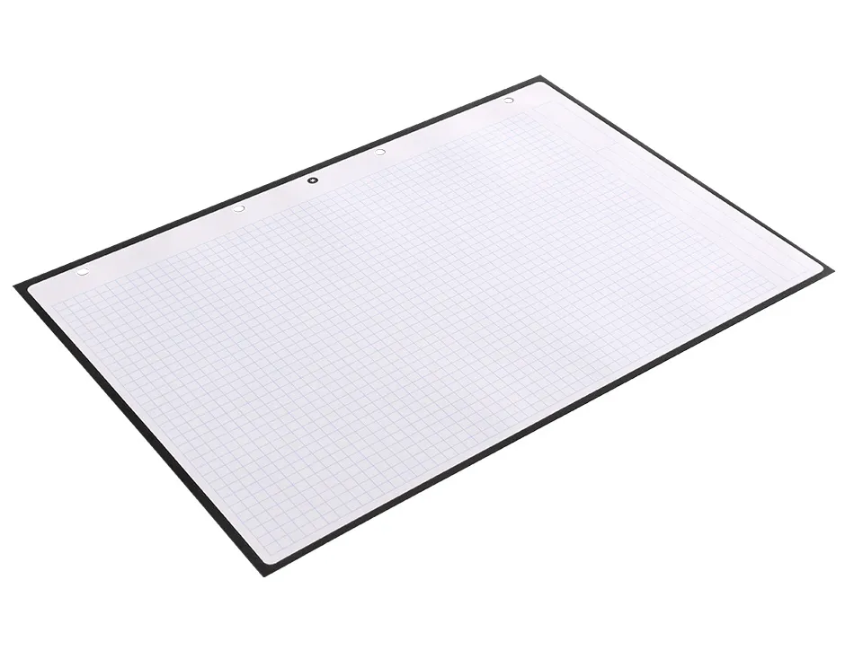Feuillet mobile antartik a4 80feuilles 90g quadrillage 5mm 4trous bord coloris noir