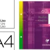 Feuillet mobile clairefontaine a4 21x29,7cm papier dessin 60f 125g perforé coloris assortis