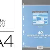 Feuillet mobile conquérant sept a4 210x297mm 50 pages 120g réglure dessin perforé coloris blanc