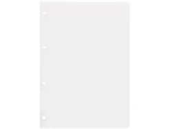 Feuillet mobile liderpapel a4 perfore uni 75g marge 4 trous paquet 100 feuilles