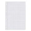 Feuillet mobile liderpapel a4 perfore 5x5mm 100g marge 4 trous paquet 100 feuilles