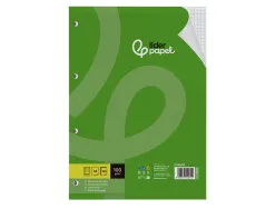 Feuillet mobile liderpapel a4 perfore 5x5mm 100g marge 4 trous paquet 100 feuilles