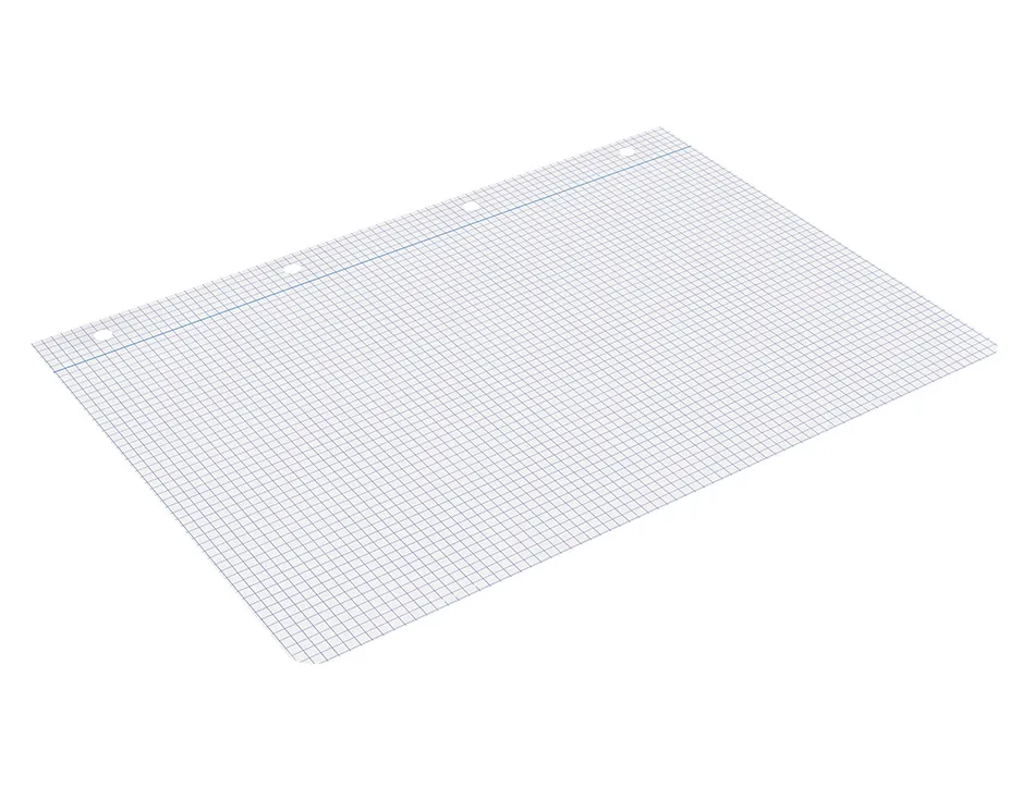Feuillet mobile liderpapel a4 perfore 5x5mm 100g marge 4 trous paquet 100 feuilles