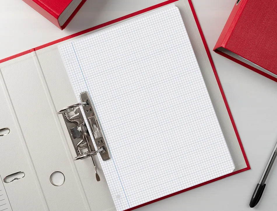 Feuillet mobile liderpapel a4 perfore 5x5mm 100g marge 4 trous paquet 100 feuilles