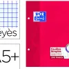 Feuillet mobile oxford a5+ 170x220mm papier satiné extra blanc 200 pages 90g séyès perforé