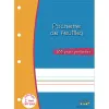 Feuillets mobiles hamelin serpodile perfores a4 100 pages double ligne 2mm avec marge niveau 5