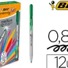 Feutre bic intensity pointe moyenne 0.8mm corps fin capuchon couleur encre fluide intense coloris vert