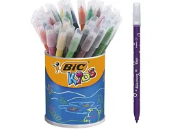 Feutre bic kids coloriage encre ultra-lavable capuchon ventilé pointe bloquée pot 36 unités