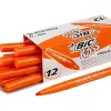 Feutre bic kids visacolor xl encre lavable pointe large bloquee coloris orange