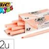 Feutre bic kids visacolor xl encre lavable pointe large bloquee coloris chair