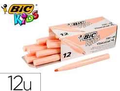 Feutre bic kids visacolor xl encre lavable pointe large bloquee coloris chair