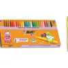 Feutre bic kids visacolor xl coloriage encre lavable pointe extra-large bloquée couleurs très vives étui tiroir 24u