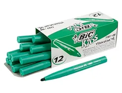 Feutre bic visacolor xl ecolutions pointe large 4,5 mmcoloris vert
