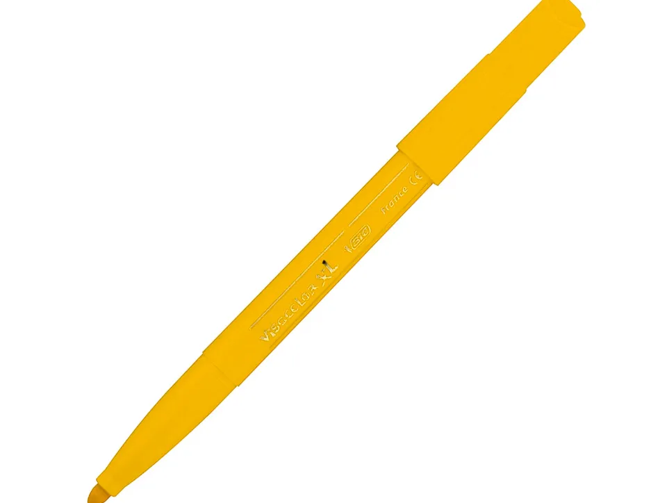 Feutre bic visacolor xl ecolutions pointe large 4,5 mmcoloris jaune