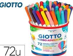 Feutre coloriage giotto turbo advanced pot de 72