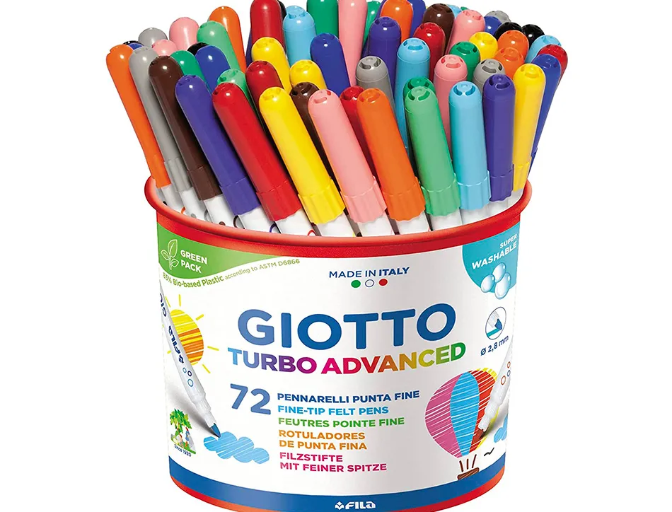 Feutre coloriage giotto turbo advanced pot de 72