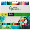 Feutre coloriage liderpapel jumbo longueur écriture 800m pointe nylon 5mm diamètre boîte carton 24 unités